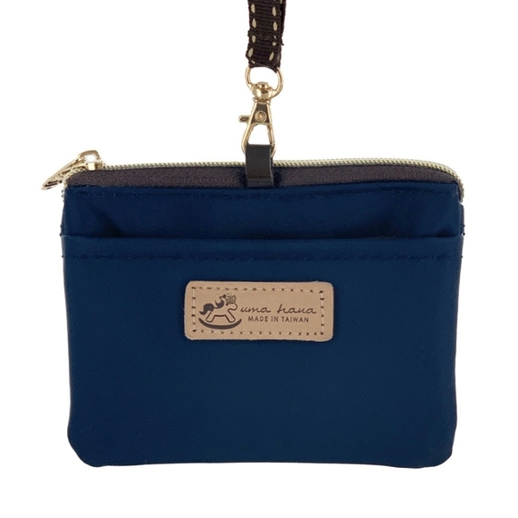 Waterproof Blue Coin Purse & Card Pouch Holder - Picture 1 of 11